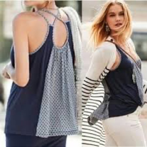 CAbi Cross Back Tank Top - Picture 1 of 12